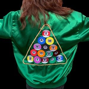 BALL&CHAIN.CO limited edition satin bomber! MED